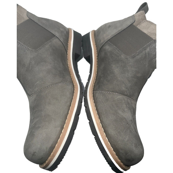 Chaco Womens Chelsea Boots Size 8 Gray Cataluna Explorer Booties - Picture 6 of 10